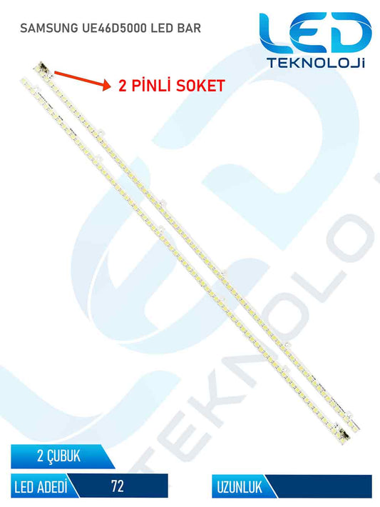 SAMSUNG UE46D5000 2 Parca 46 inc Tv Led Bar