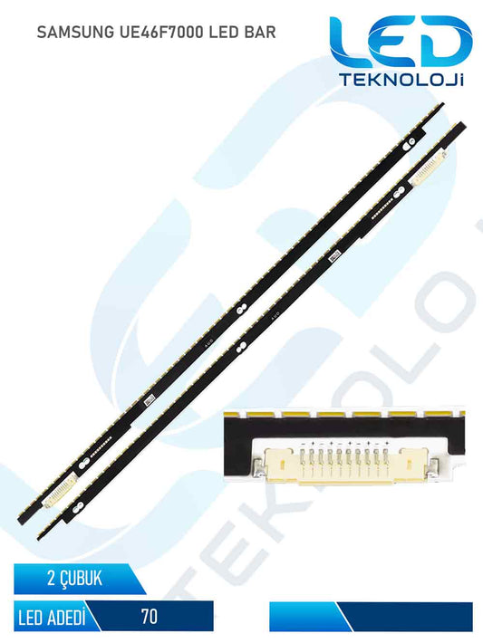 SAMSUNG UE46F7000 Led Bar 2 Parca 46 inc