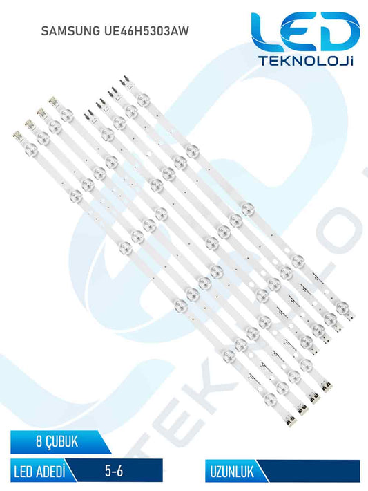 Samsung UE46H5303AW 8 Parça 46 inc Tv Led Bar