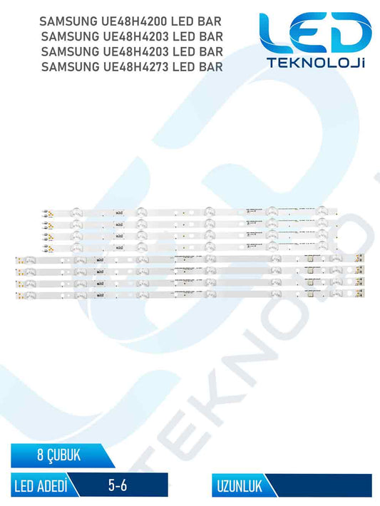 Samsung UE48H4200 Tv Led Bar 8 Parca 48 inc