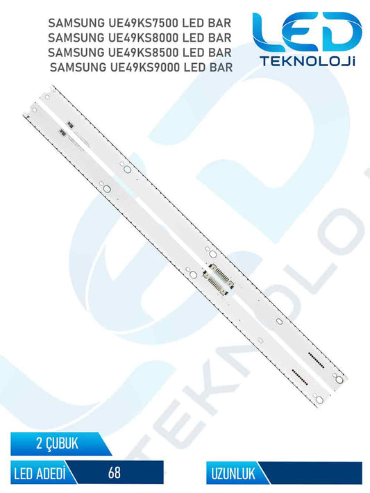 Samsung UE49KS7500 Tv Led Bar 2 Parca 49 inc
