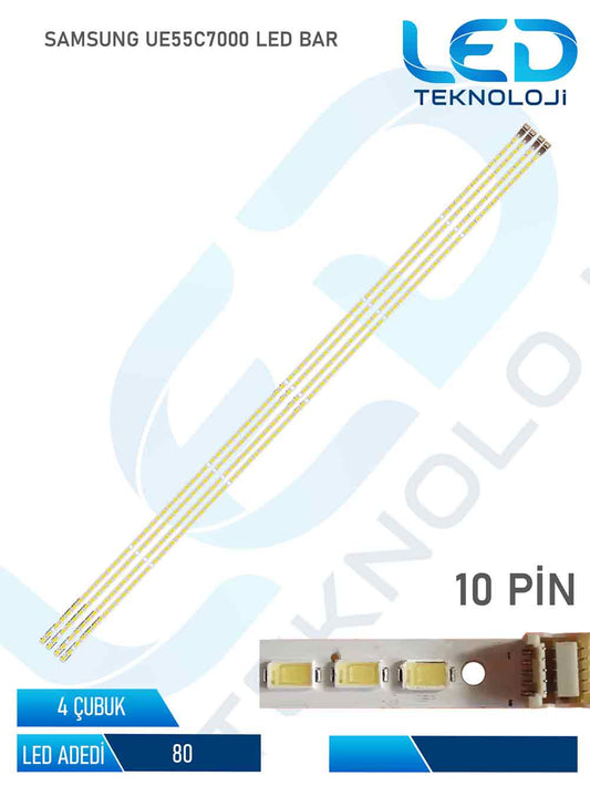 SAMSUNG UE55C7000 Led Bar 4 Parca 55 inc