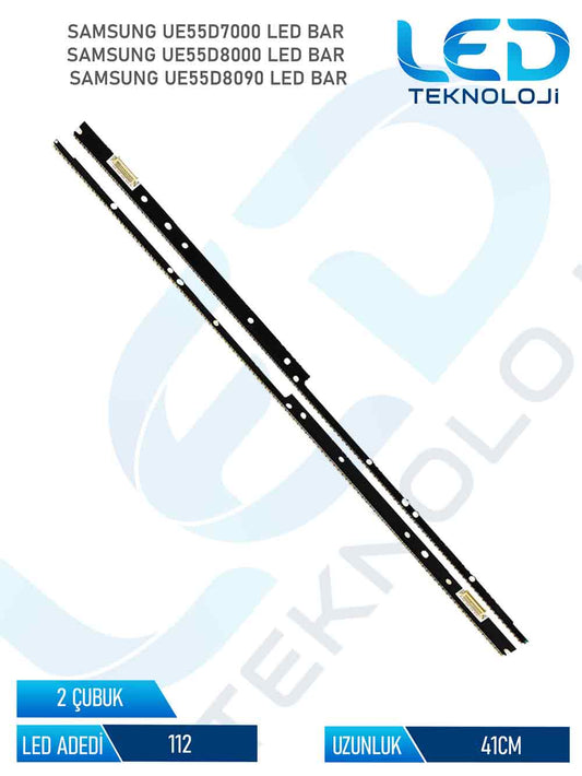SAMSUNG UE55D7000 2 Parca 55 inc Tv Led Bar