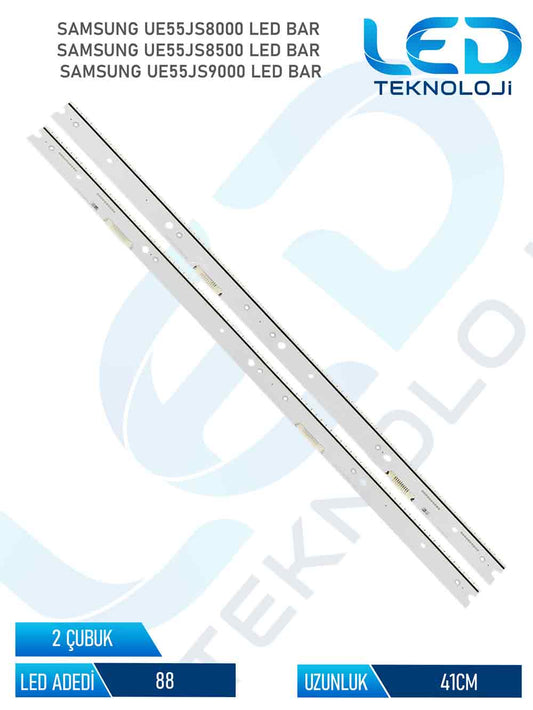 SAMSUNG UE55JS8000 2 Parca 55 inc Tv Led Bar