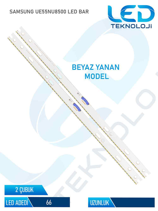 SAMSUNG UE55NU8500 2 Parca 55 inc Tv Led Bar