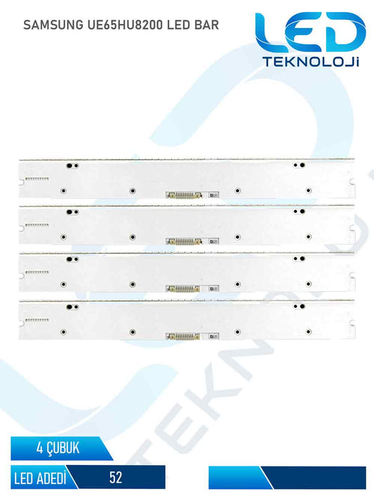 SAMSUNG UE65HU8200 Tv Led Bar 4 Parca 65 inc