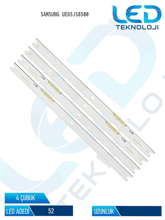 SAMSUNG UE65JS8500 4 Parca 65 inc Tv Led Bar
