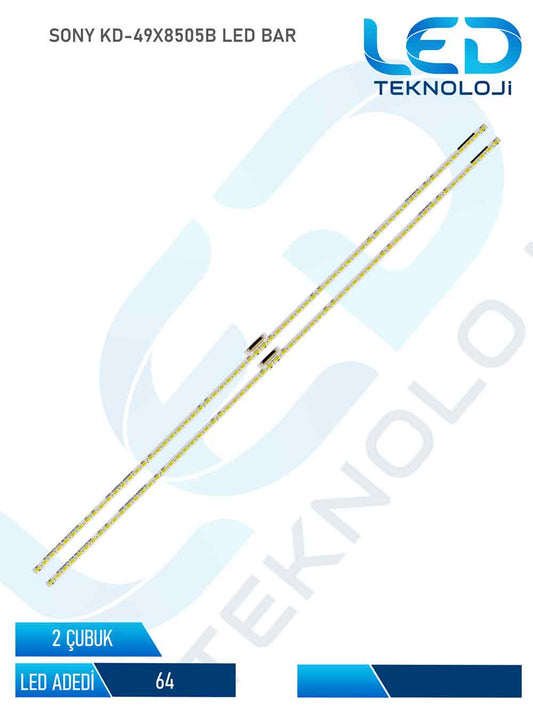 SONY KD-49X8505B Led Bar 2 Parca 49 inc