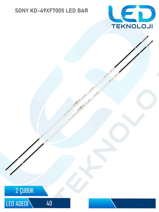 SONY KD-49XF7005 Led Bar 2 Parca 49 inc