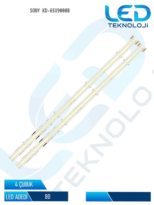 Sony KD-65X9000B 65'' 4 Parça Tv Led Bar