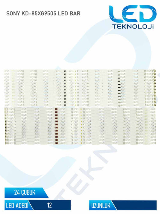 SONY KD-85XG9505 Tv Led Bar 24 Parca 85 inc