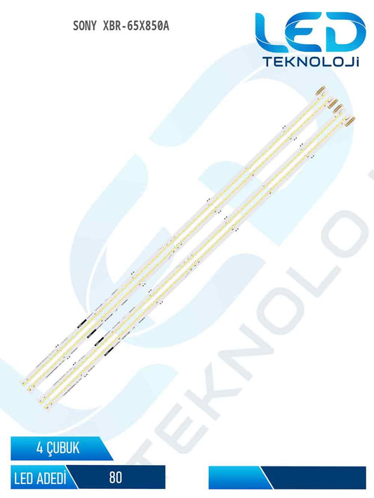 Sony XBR-65X850A 65'' 4 Parça Tv Led Bar