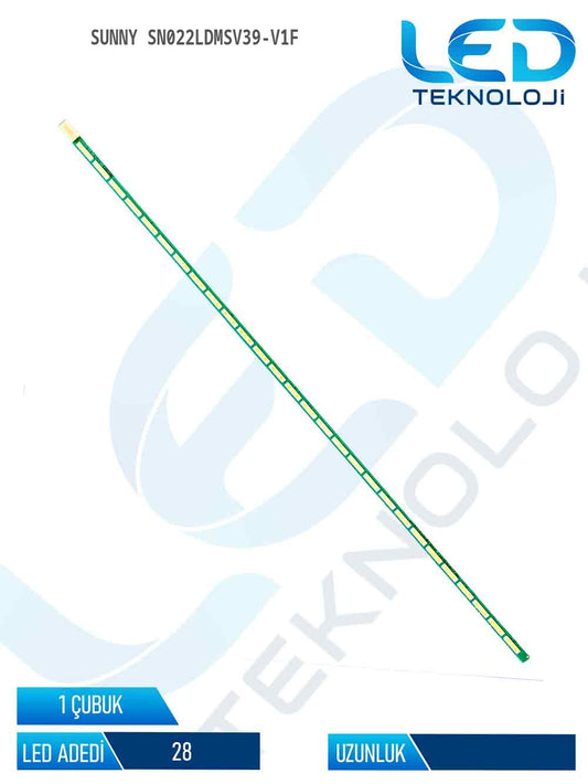 Sunny SN022LDMSV39-V1F 22'' 1 Parça Tv Led Bar