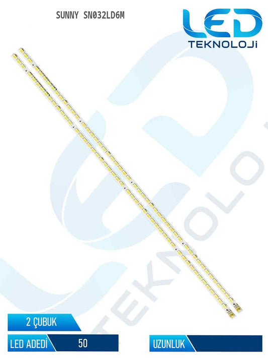 Sunny SN032LD6M 32'' 2 Parça Tv Led Bar