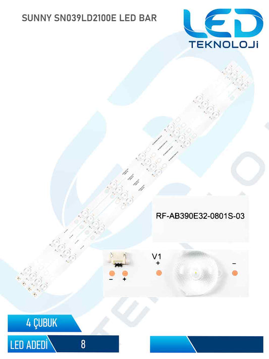 SUNNY SN039LD2100E Led Bar 4 Parca 39 inc
