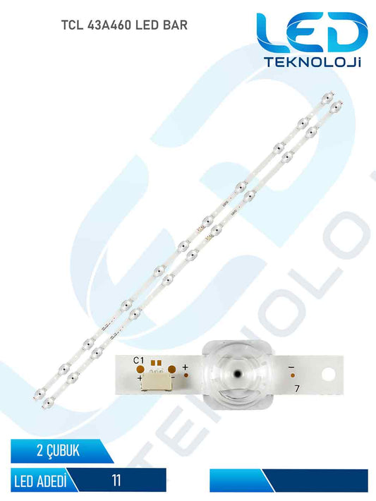 SABA SB43F250 Led Bar 2 Parca 43 inc