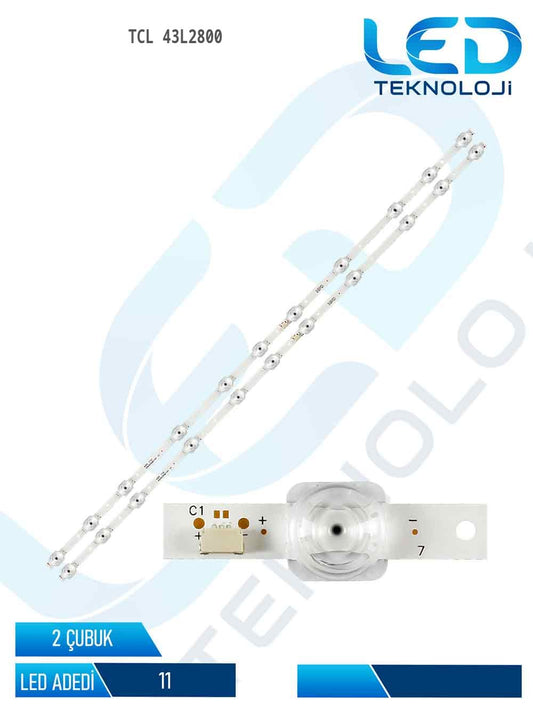 TCL 43L2800 43'' 2 Parça Tv Led Bar