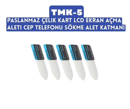 Paslanmaz Çelik Kart LCD Ekran Açma Aleti Cep Telefonu Sökme Alet Katmanı