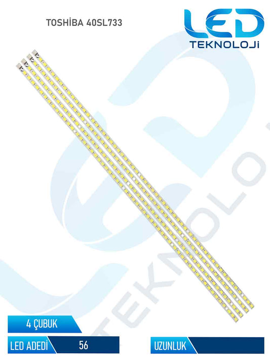 Toshiba 40SL733 4 Parça 40 inc Tv Led Bar