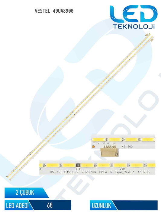 VESTEL 49UA8900 2 Parça 49 inc Tv Led Bar