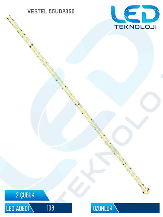 VESTEL 55UD9350 2 Parça 55 inc Tv Led Bar