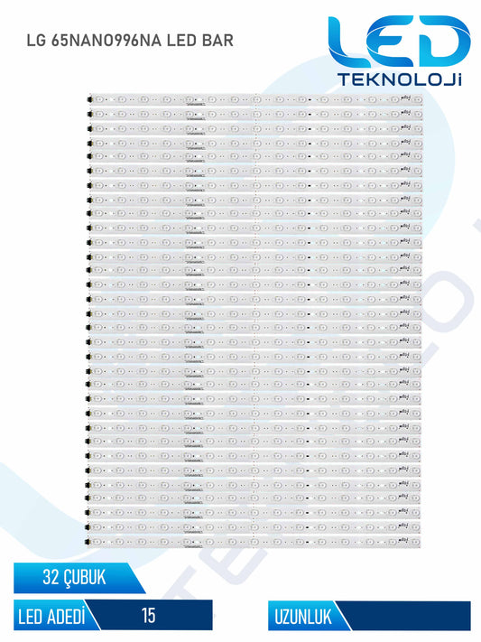 LG 65NANO996NA Led Bar 32 Parca 65 inc