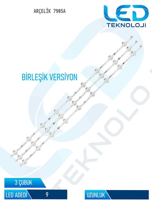 Arçelik 7905A 49'' 3 Parça Tv Led Bar