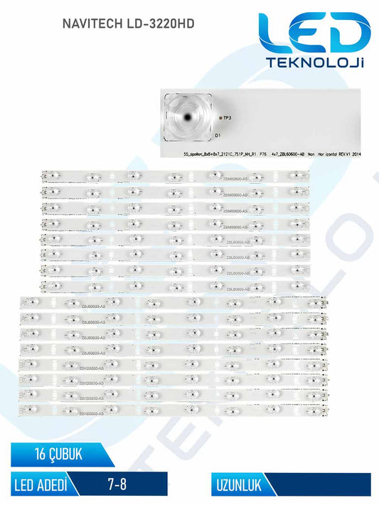 ARÇELİK A55 LB 8477 Tv Led Bar 16 Parca 55 inc