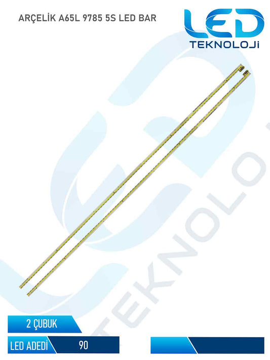 ARÇELİK A65L 9785 5S Led Bar 2 Parca 65 inc