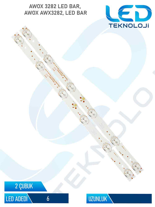 Awox 2271 Tv Led Bar 2 Parca 22 inc