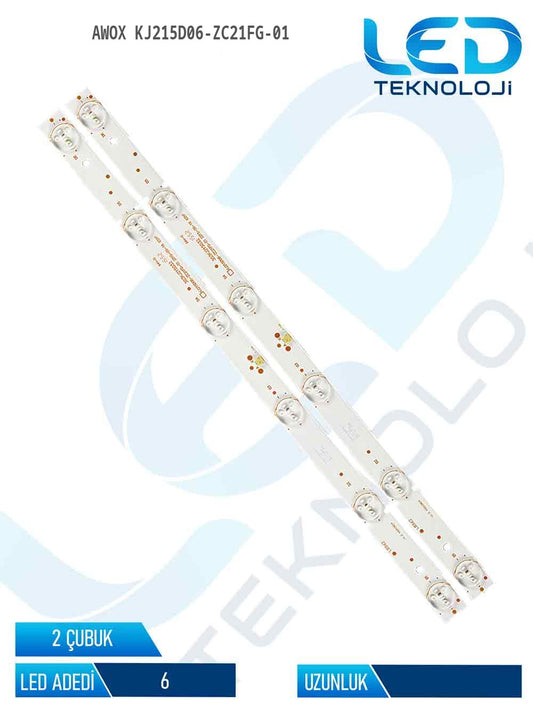 Awox KJ215D06-ZC21FG-01 22'' 2 Parça Tv Led Bar