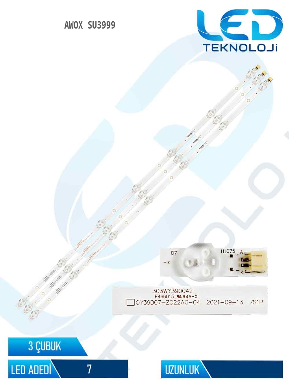 Awox SU3999 39'' 3 Parça Tv Led Bar