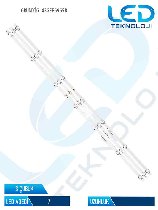Grundig 43GEF6965B 43'' 3 Parça Tv Led Bar