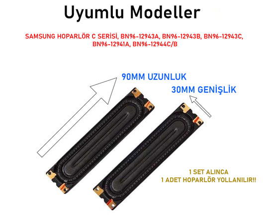 Samsung B ve C Serisi LED TV Hoparlör BN96-12943A/B/C