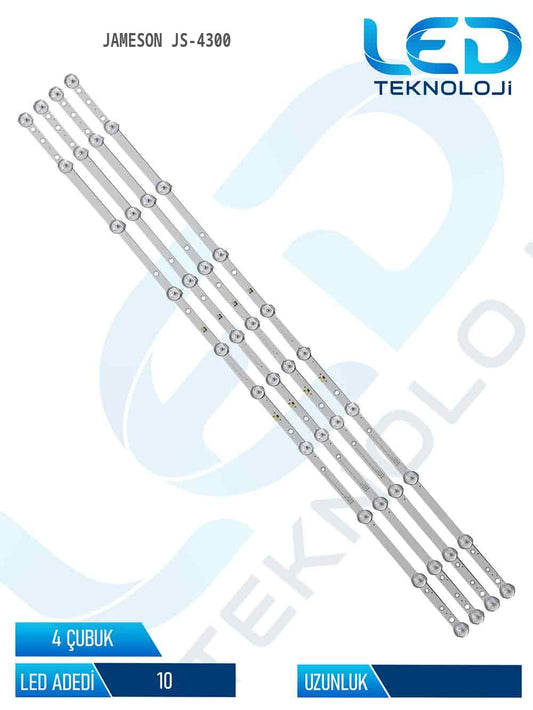 Jameson JS-4300 42'' 4 Parça Tv Led Bar