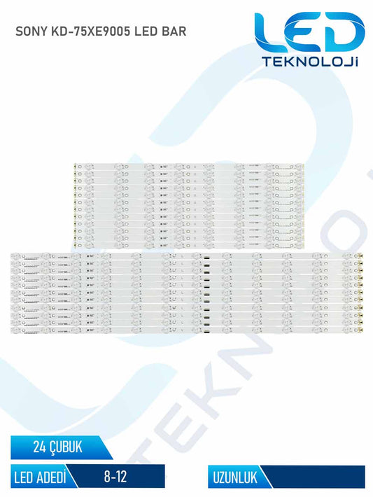 SONY KD-75XE9005 Tv Led Bar 24 Parca 75 inc