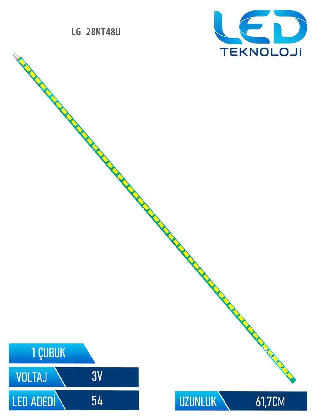 LG 28MT48U 28'' 1 Parça Tv Led Bar