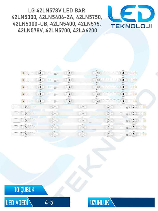 LG 42LN577S Tv Led Bar 10 Parca 42 inc