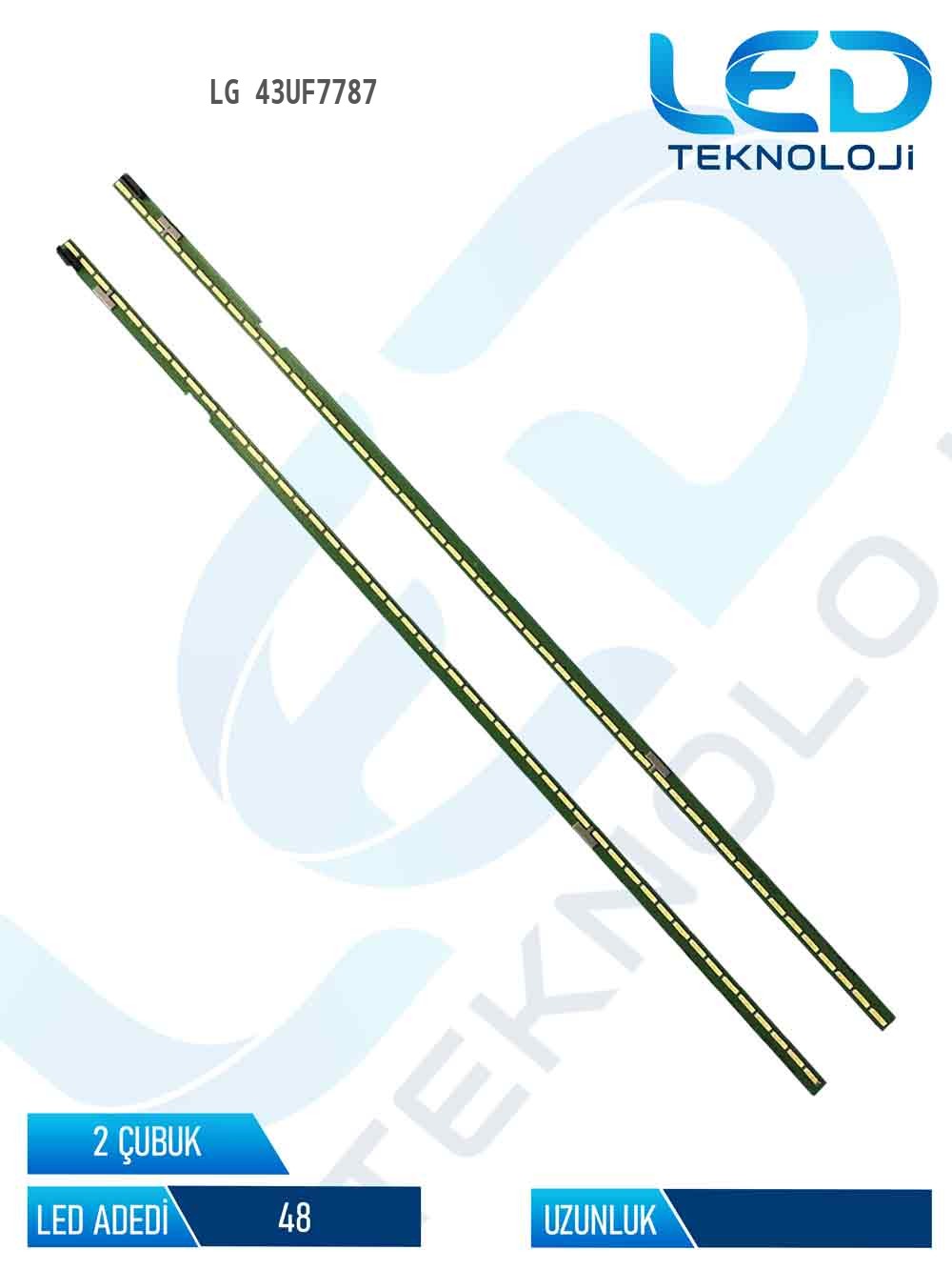 LG 43UF7787 2 Parça 43  inc Tv Led Bar