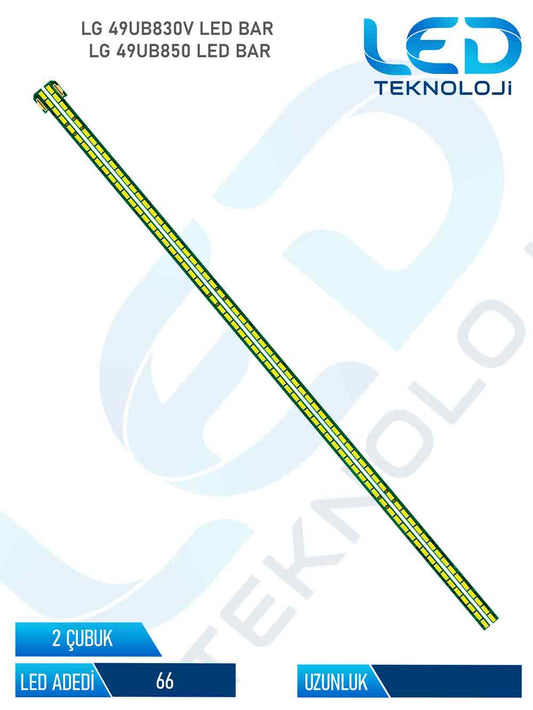LG 49UB830V 2 Parca 49  inc Tv Led Bar