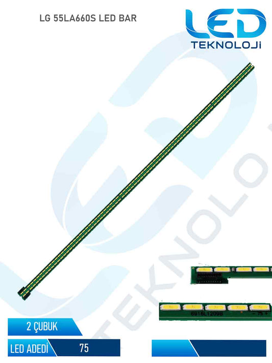 LG 55LA660S Tv Led Bar 2 Parca 55 inc