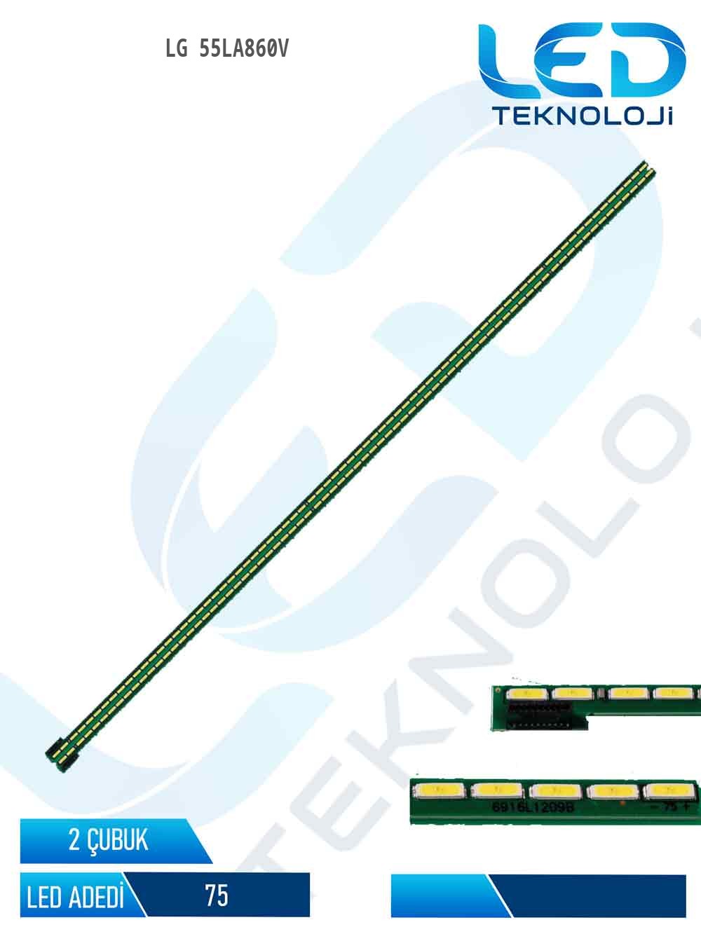 LG 55LA860V 55'' 2 Parça Tv Led Bar