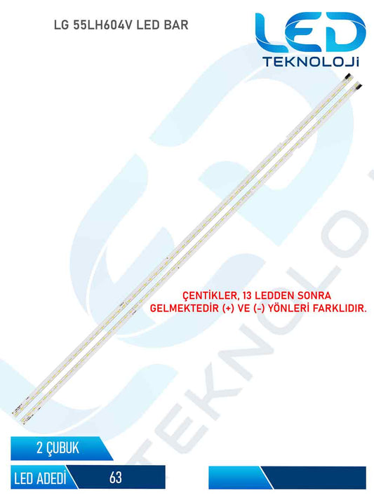 LG 55LH604V Led Bar 2 Parca 55 inc