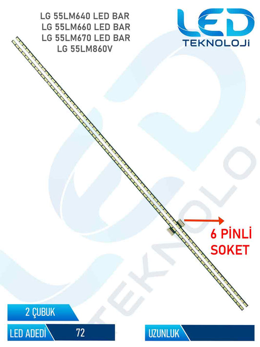 LG 55LM640 2 Parca 55 inc Tv Led Bar