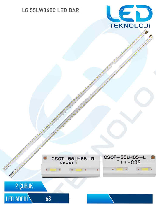 LG 55LW340C Led Bar 2 Parca 55 inc