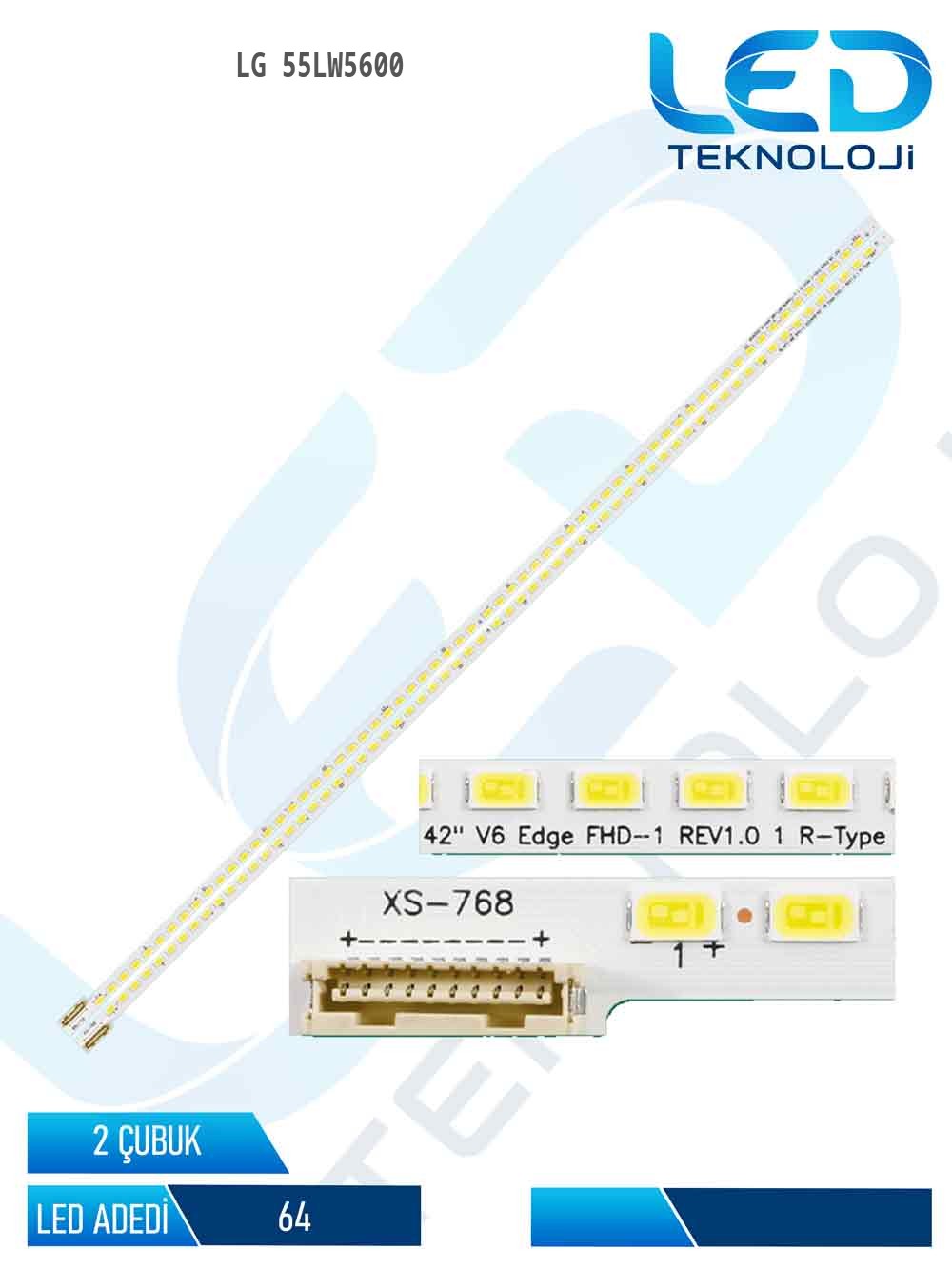 LG 55LW5600 55'' 2 Parça Tv Led Bar