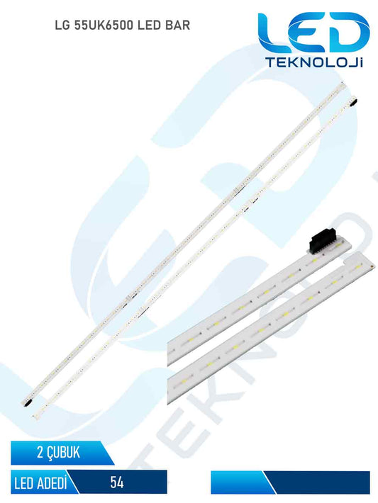 LG 55UK6500 Led Bar 2 Parca 55 inc