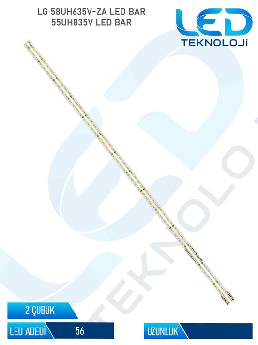 LG 58UH635V-ZA Tv Led Bar 2 Parça 58 inc