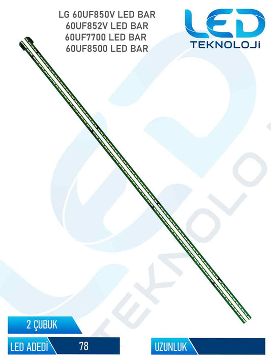LG 60UF850V 2 Parca 60  inc Tv Led Bar
