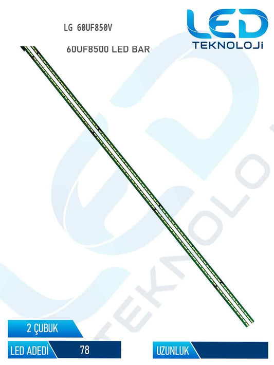 LG 60UF850V 2 Parca 60  inc Tv Led Bar